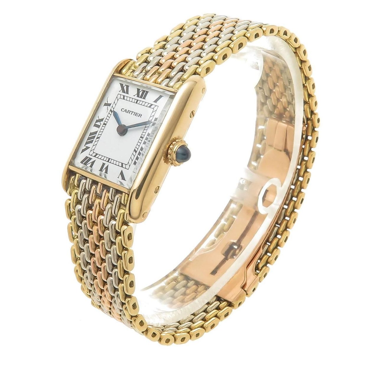 Cartier часы женские золотые