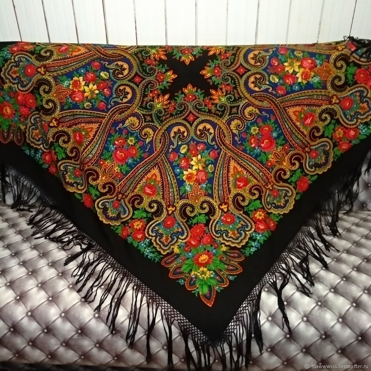 Павлопосадский платок Галина