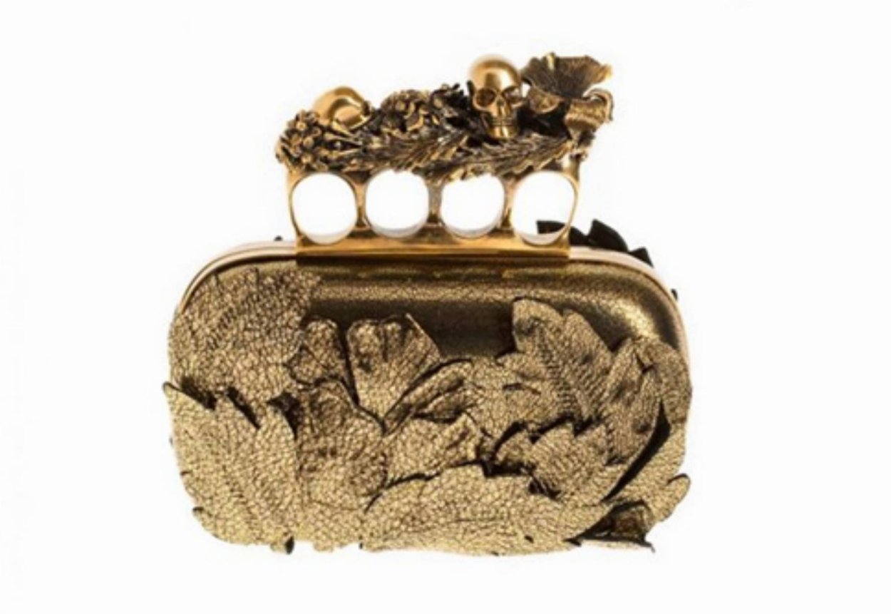 Клатч кастет Alexander MCQUEEN