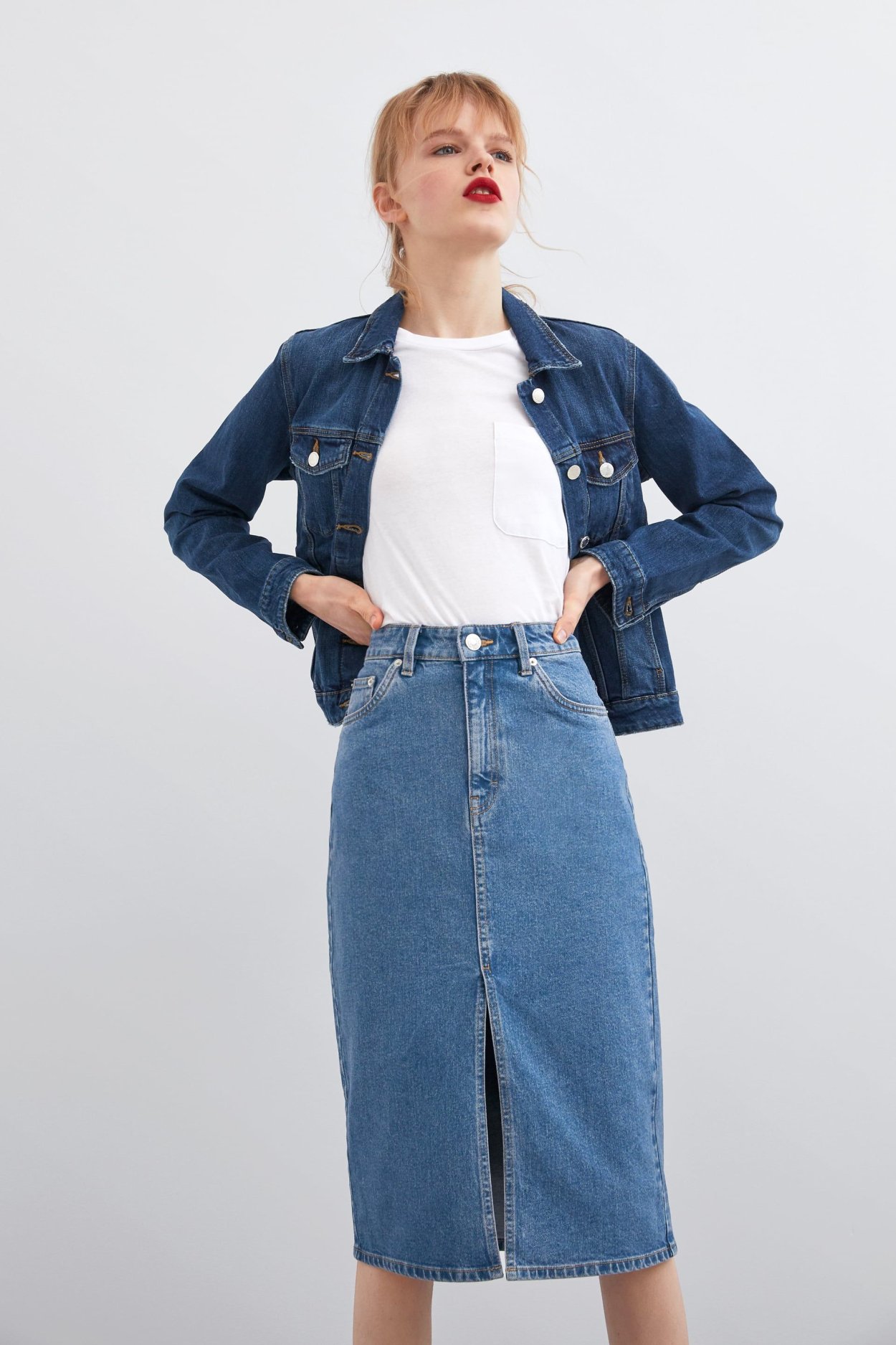 Джинсовая юбка Zara
