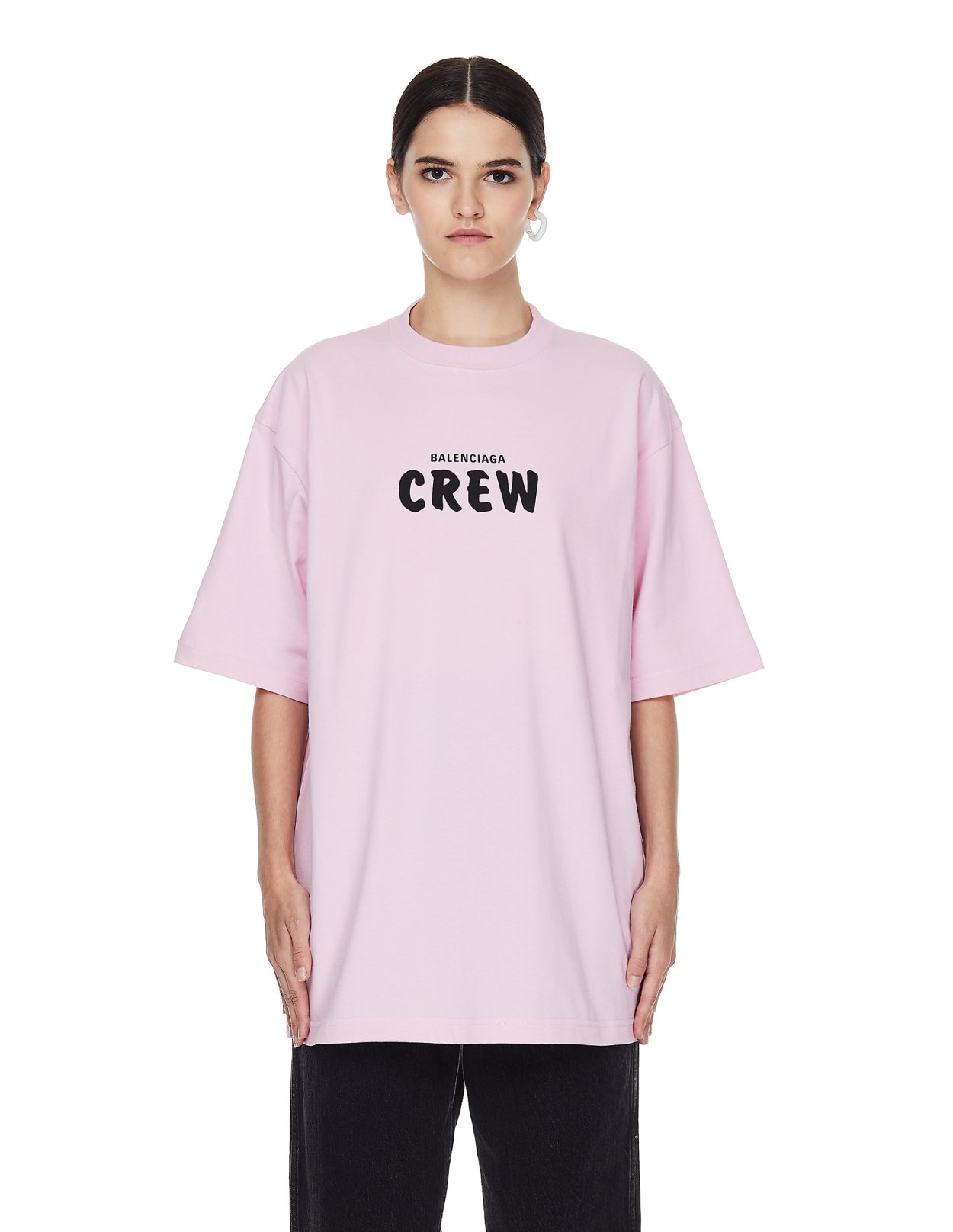 Футболка Crew Balenciaga White Tee