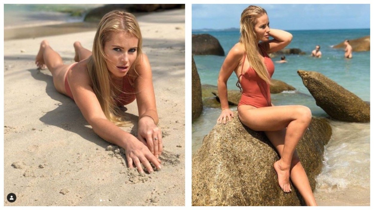Дана Борисова в купальнике