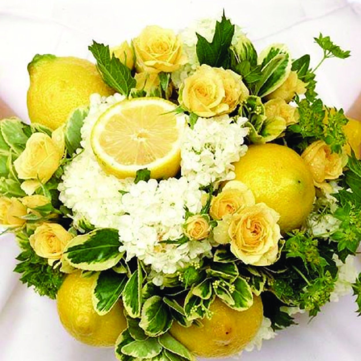 Букет с лимонами