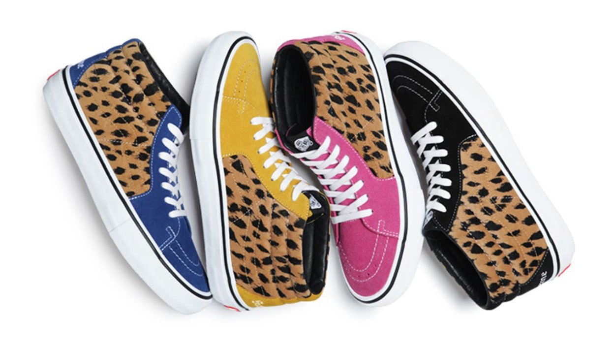 Слипоны vans x Supreme