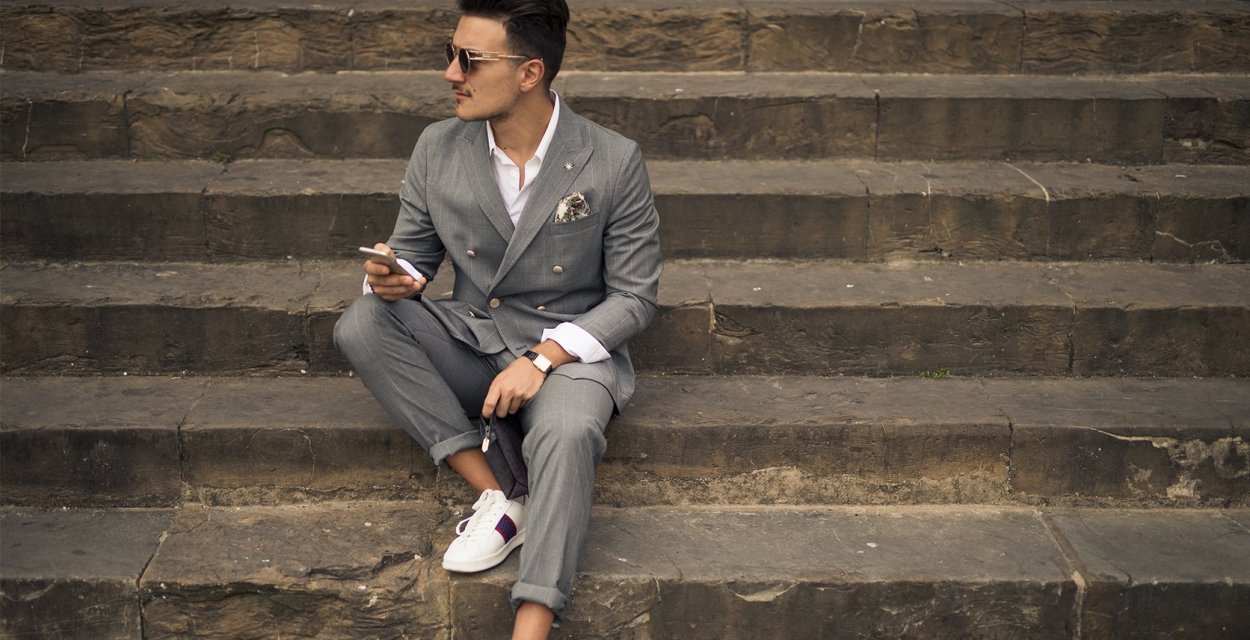 Мужские брюки Pitti uomo