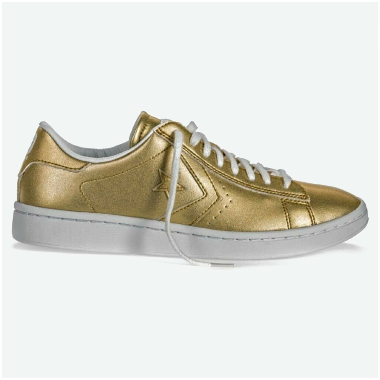Converse кеды золотые