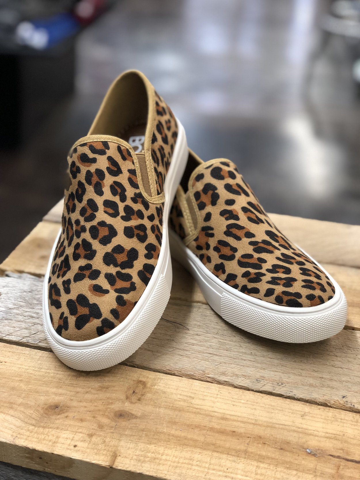 Кеды Ванс леопардовые Slip on