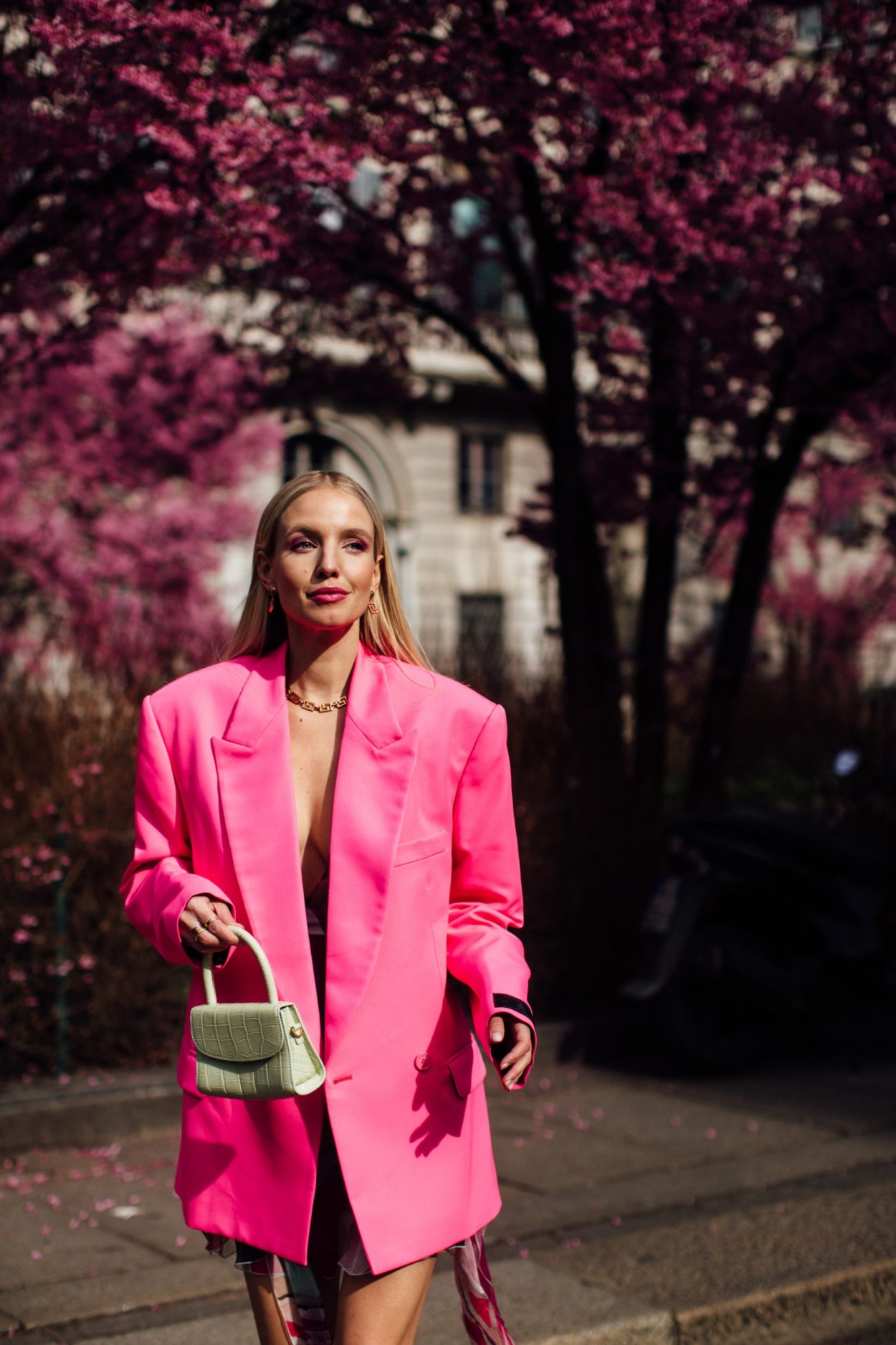 Фиолетовый блейзер Zara