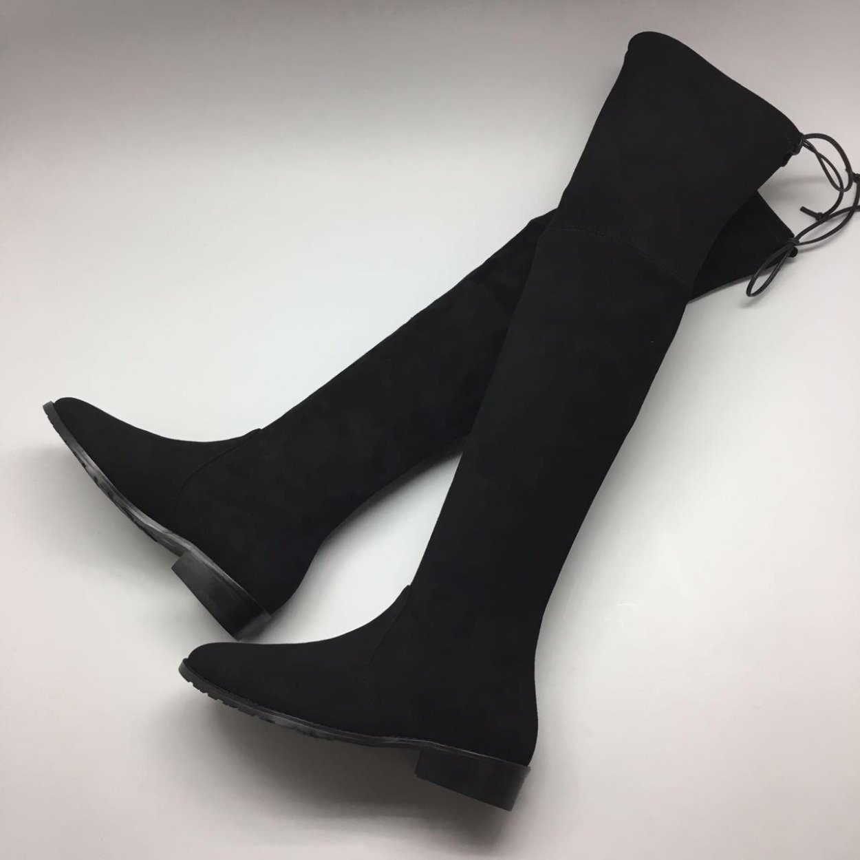 Stuart Weitzman ботфорты замшевые