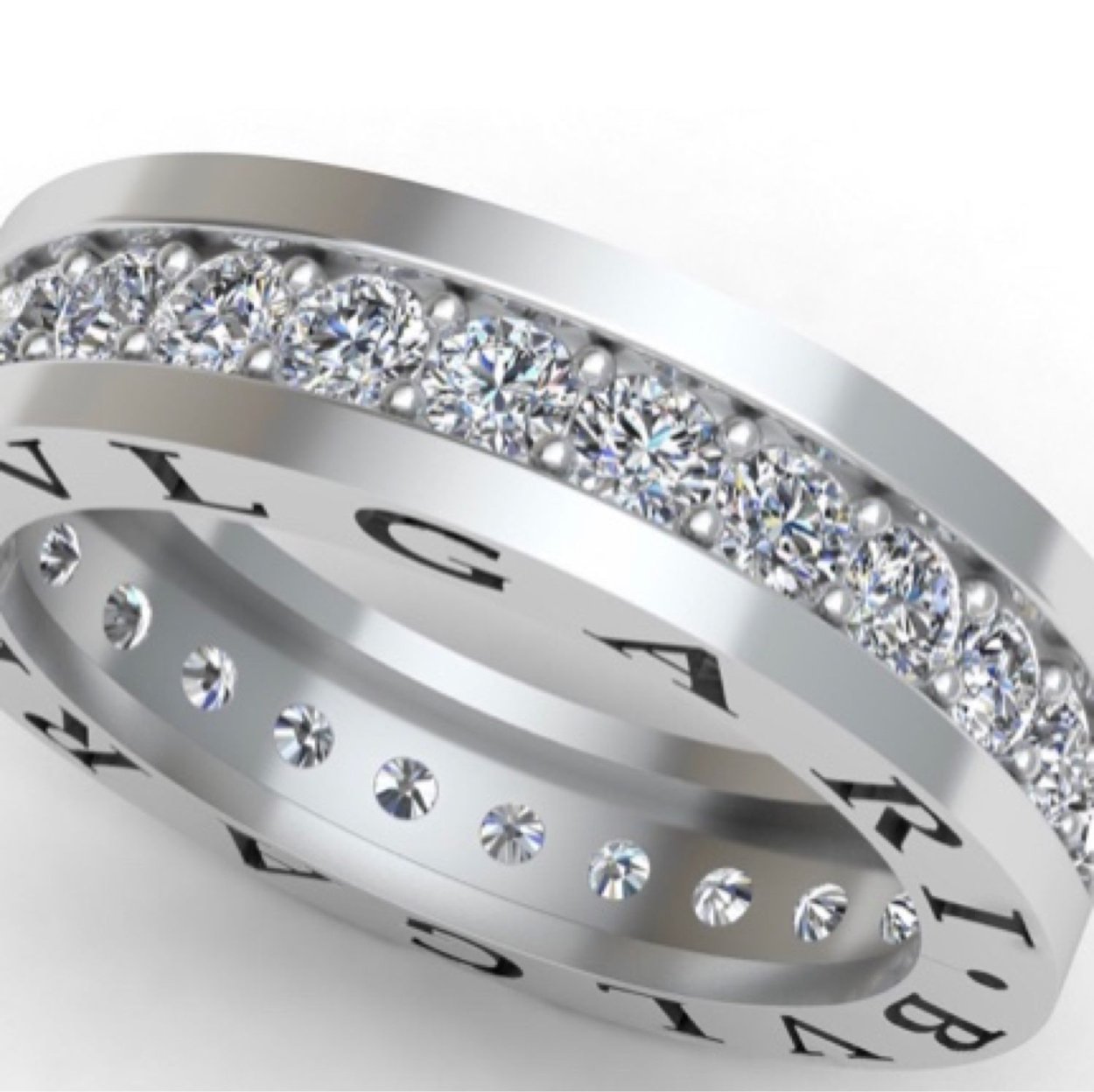 Bvlgari кольцо шайба