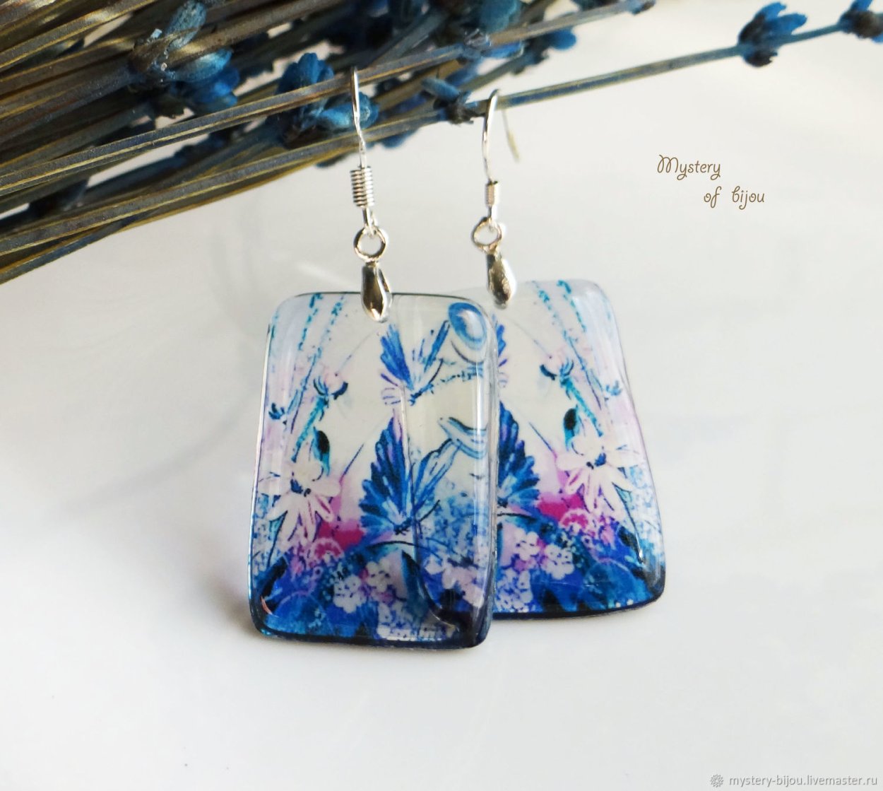 Серёжки из эпосситной ссола