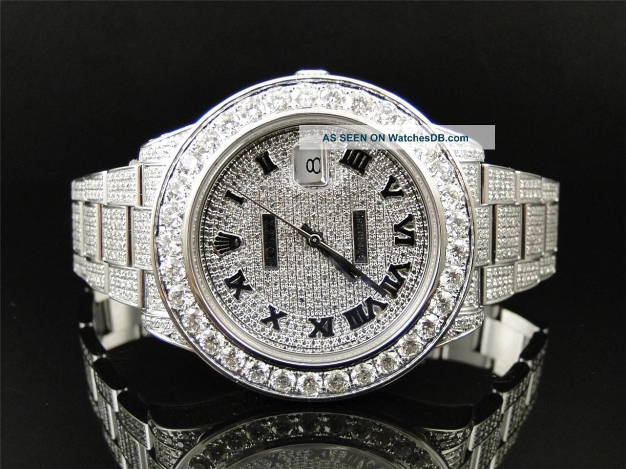 Rolex just Date с бриллиантами