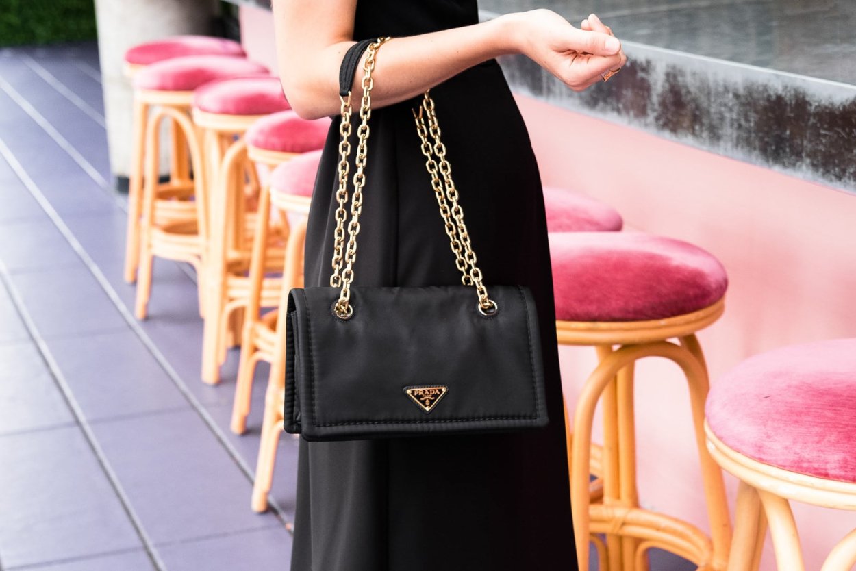 Pattina Flap Shoulder Bag Prada
