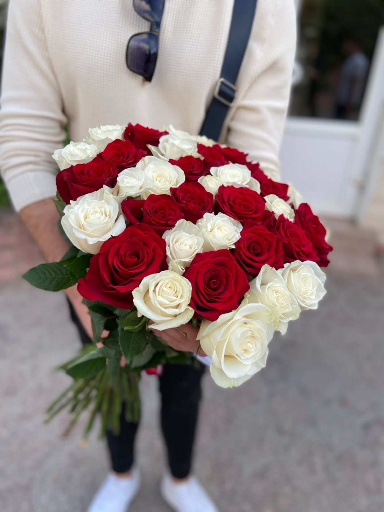 Букет из 35 роз "Red Kenya"