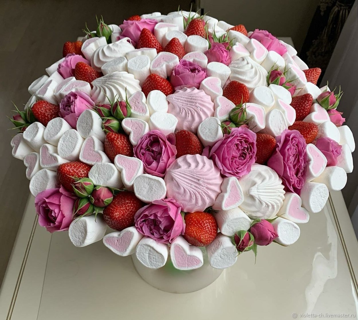 Зефирные букеты