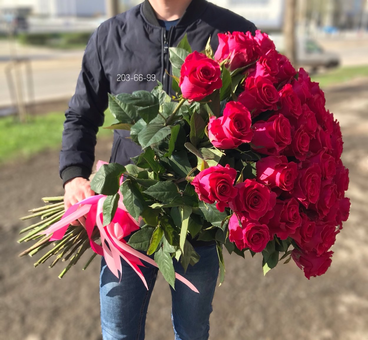 Букет из 51 розы