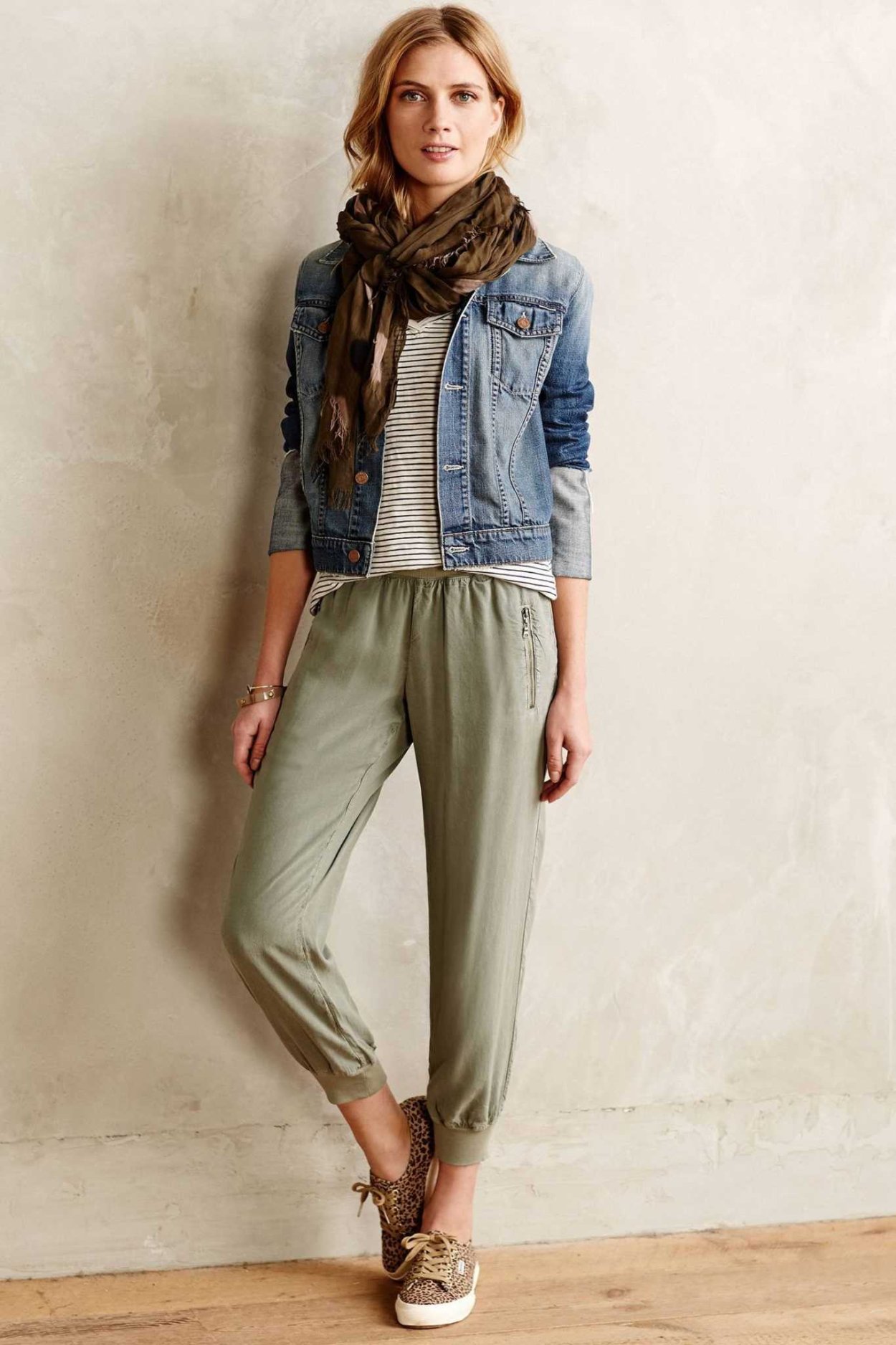 Брюки джоггеры стиль Casual