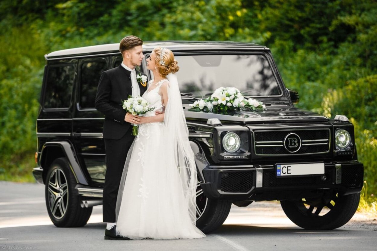Свадебный кортеж Mercedes Gelandewagen