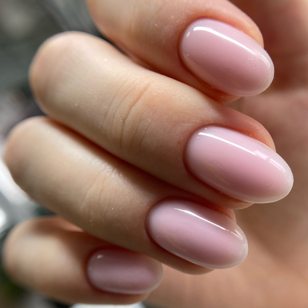 Короткие овальные ногти