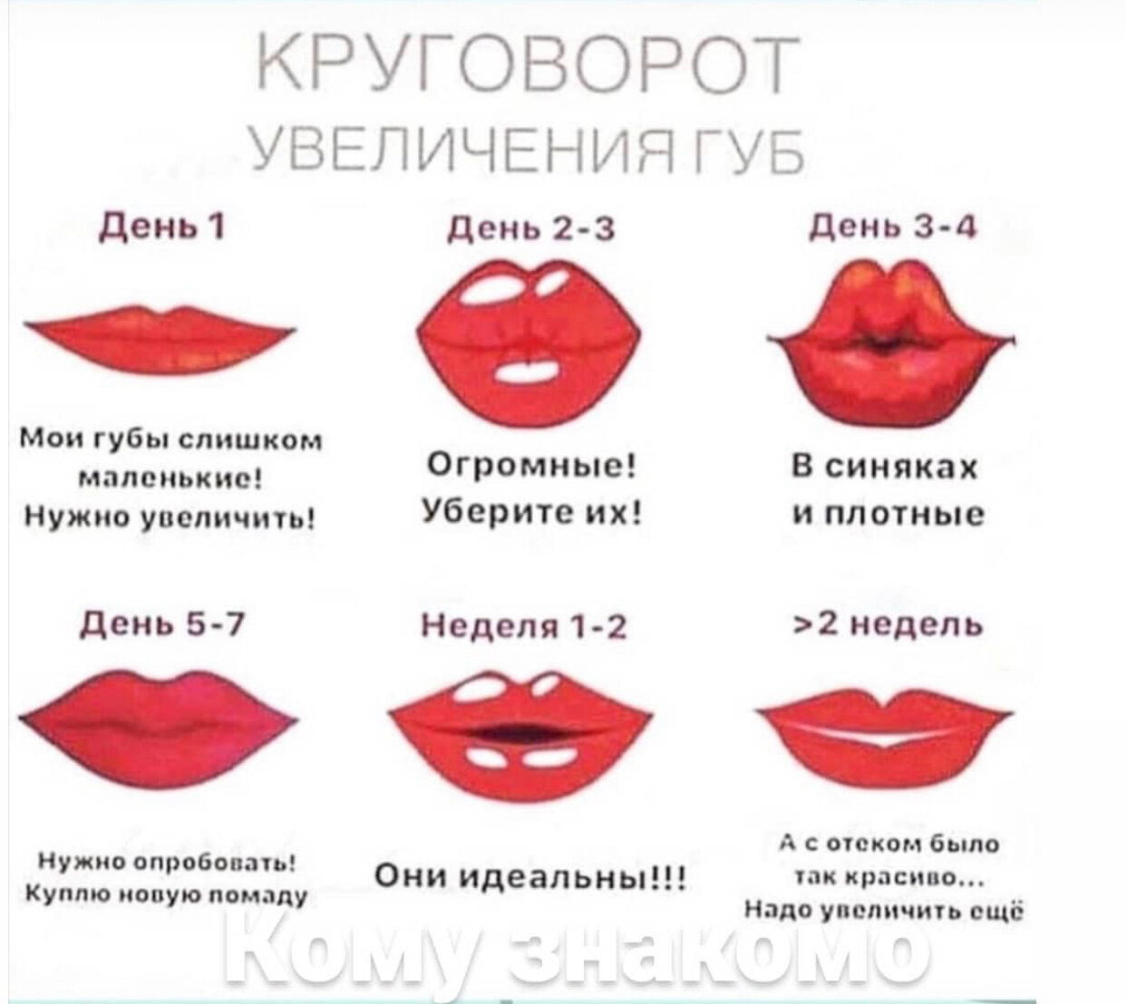 Разновидности форм губ