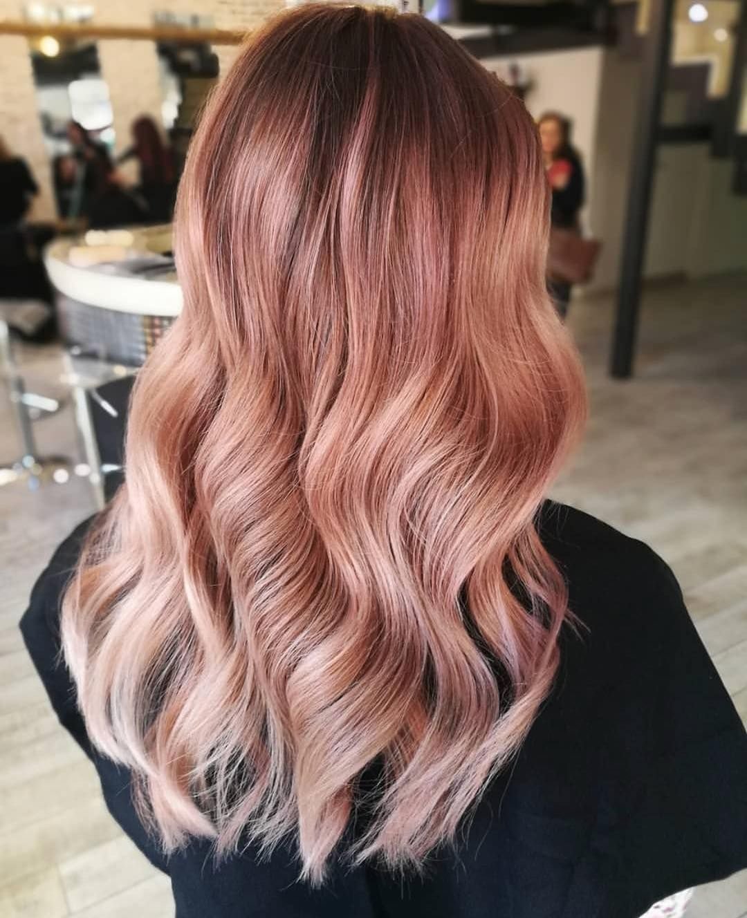 Rose Gold окрашивание