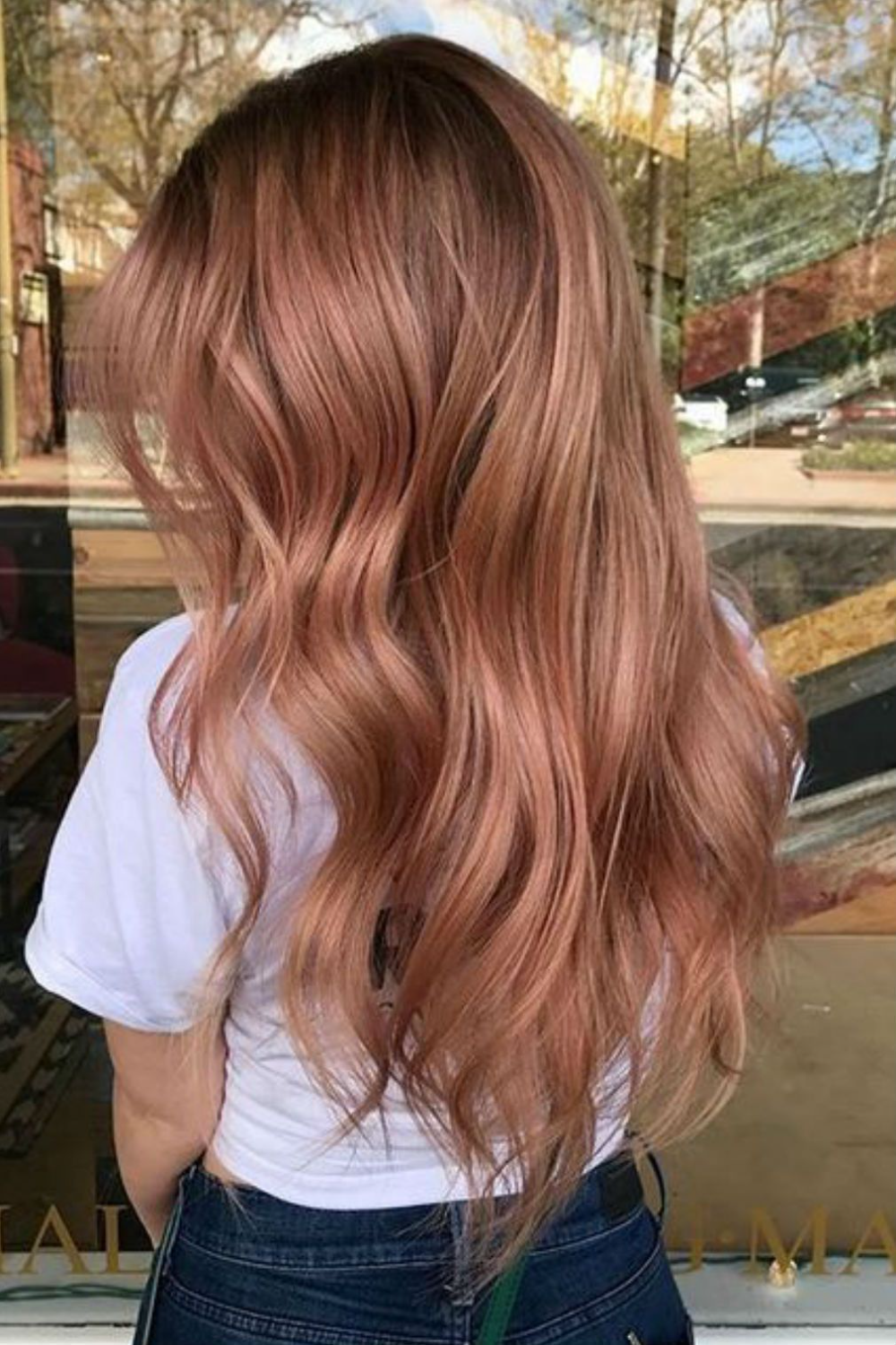 Rose Gold окрашивание
