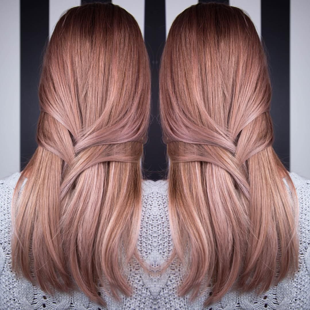 Rose Gold балаяж