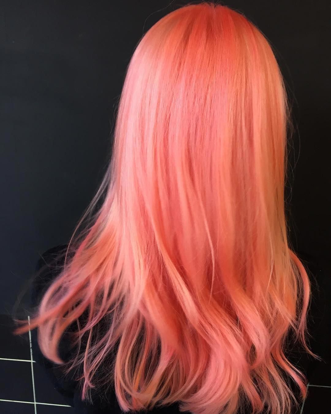 Peach hair цвет волос