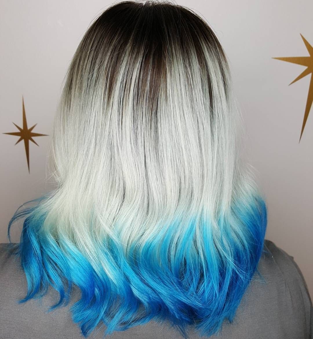 Dip Dye окрашивание волос