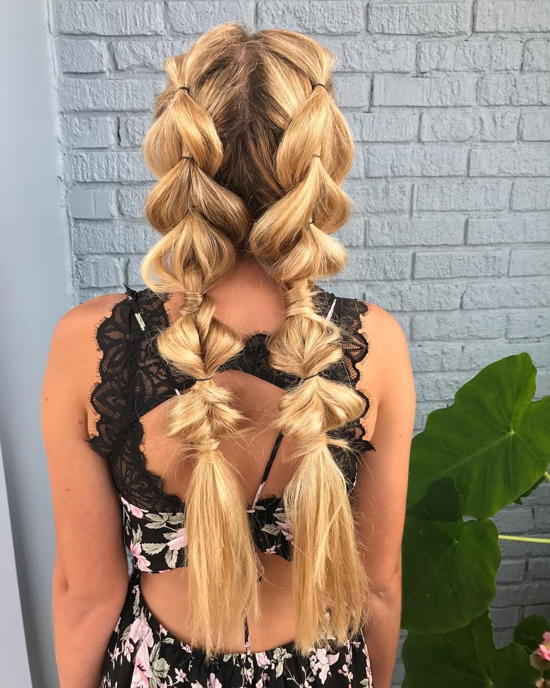 Коса Bubble Braid.
