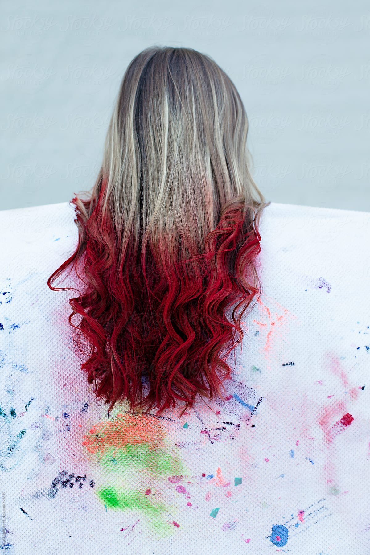 Dip Dye окрашивание волос