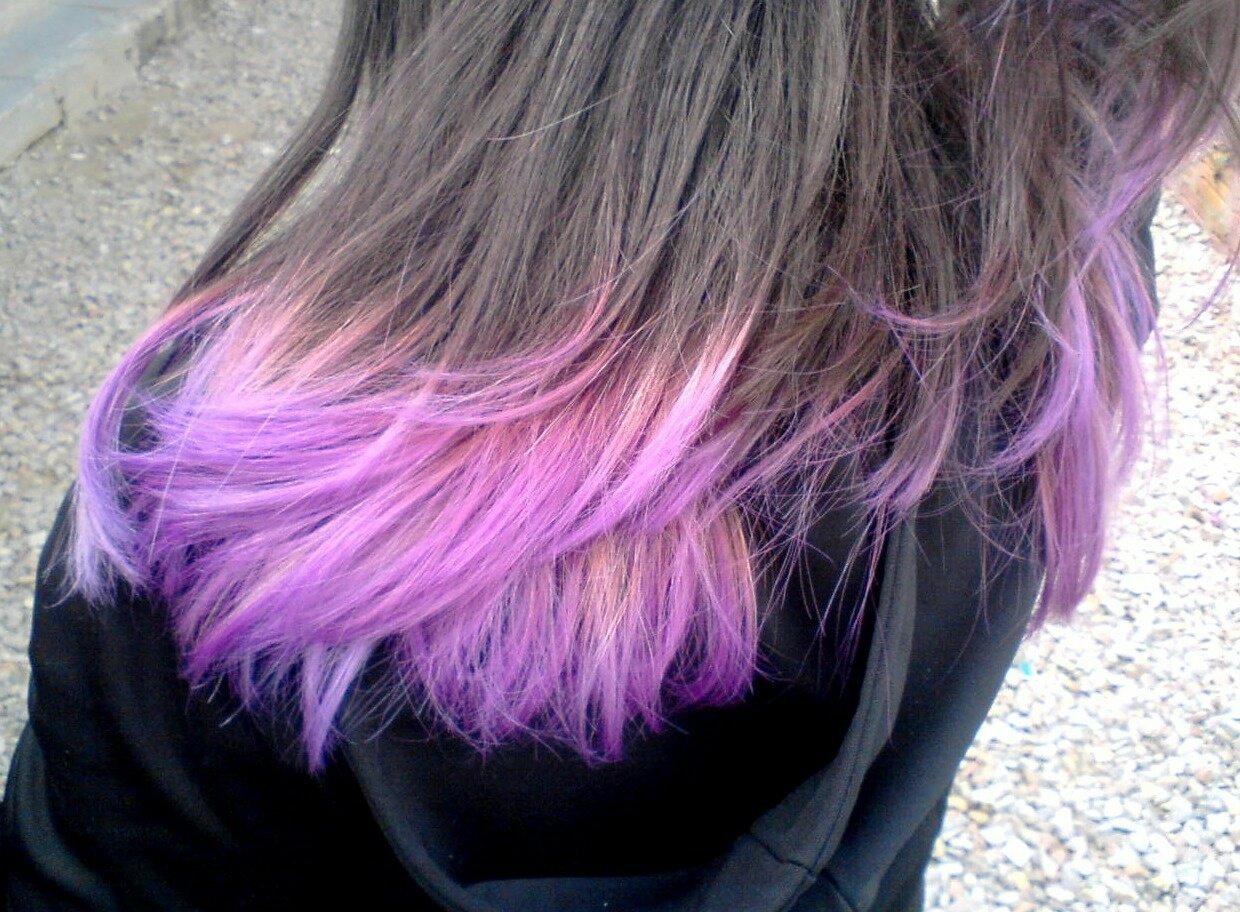Dip Dye окрашивание волос
