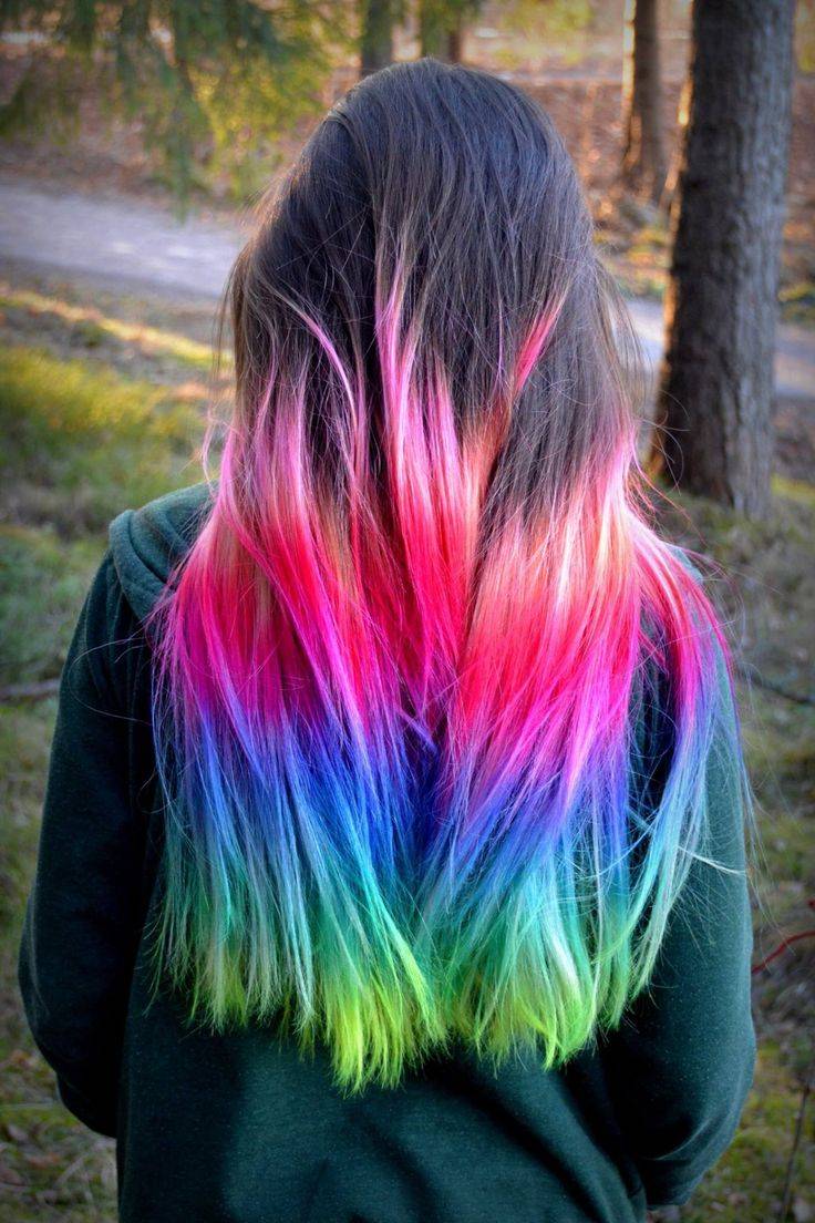 Dip Dye окрашивание