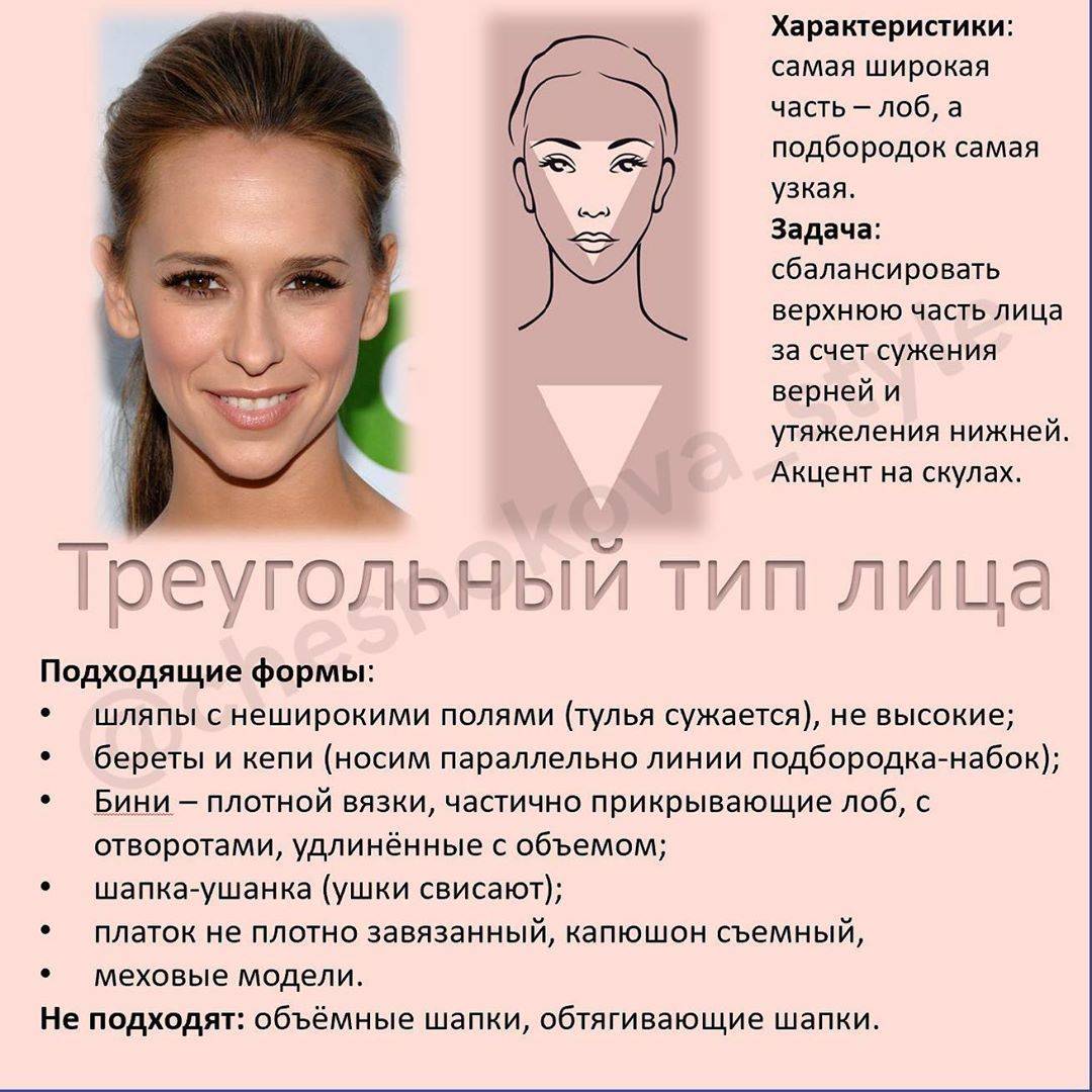 Головные уборы для ромбовидного лица