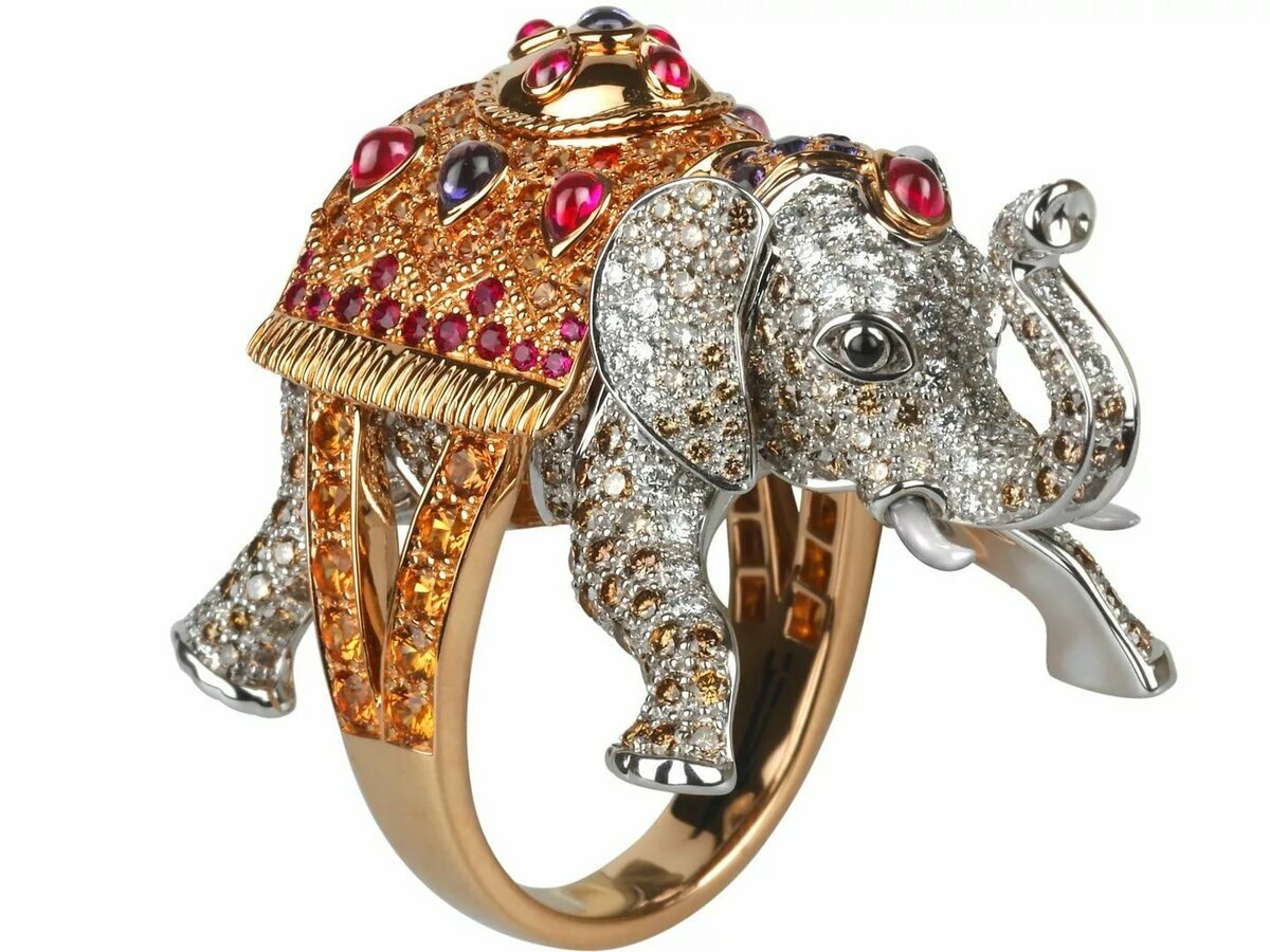 Кольцо лягушка Boucheron