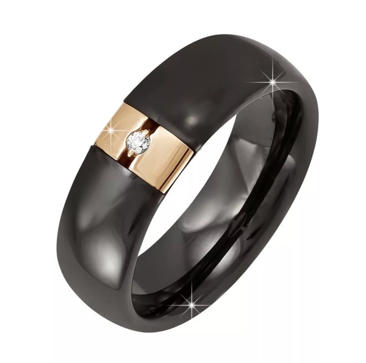 Кольцо керамика с бриллиантами Chaumet