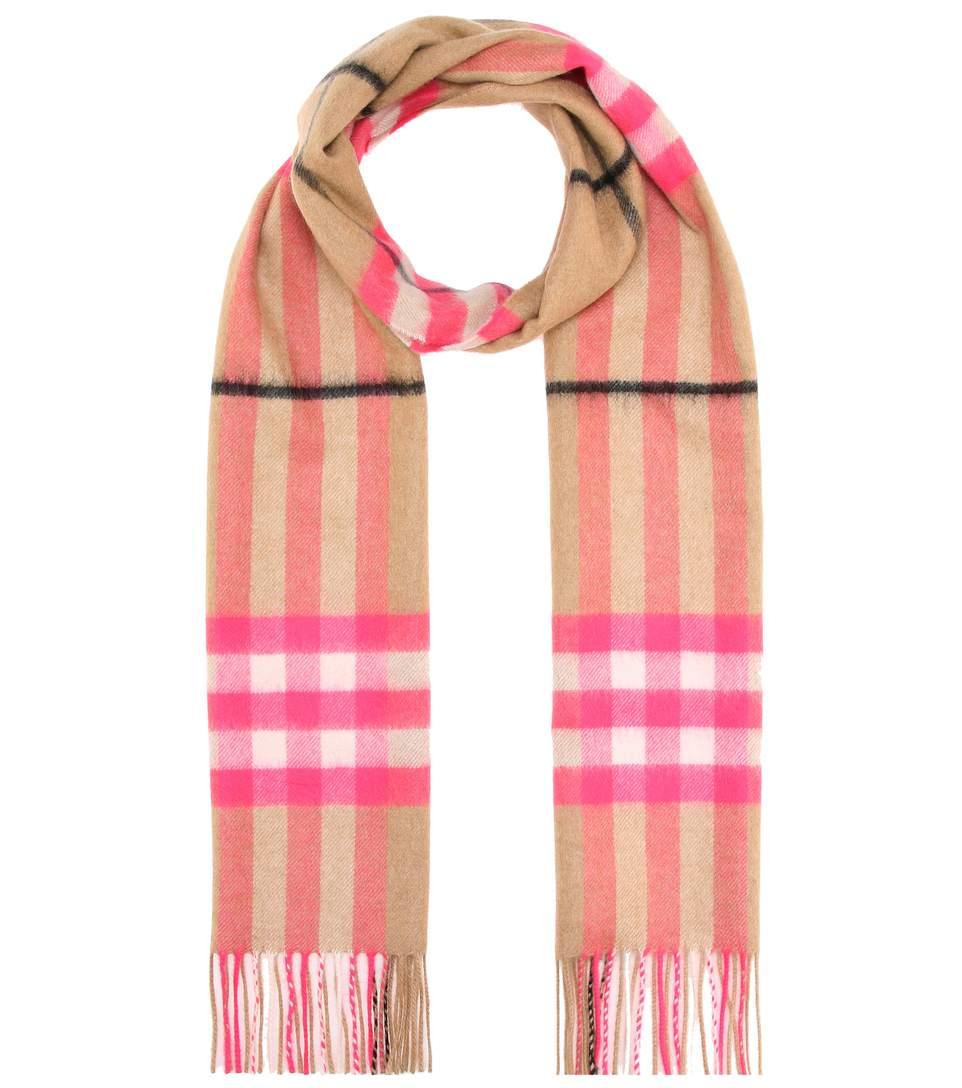 Burberry шарф узкий кашемир