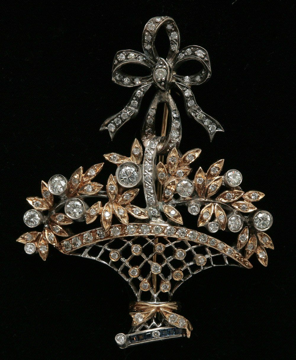 Старинные украшения с бриллиантами