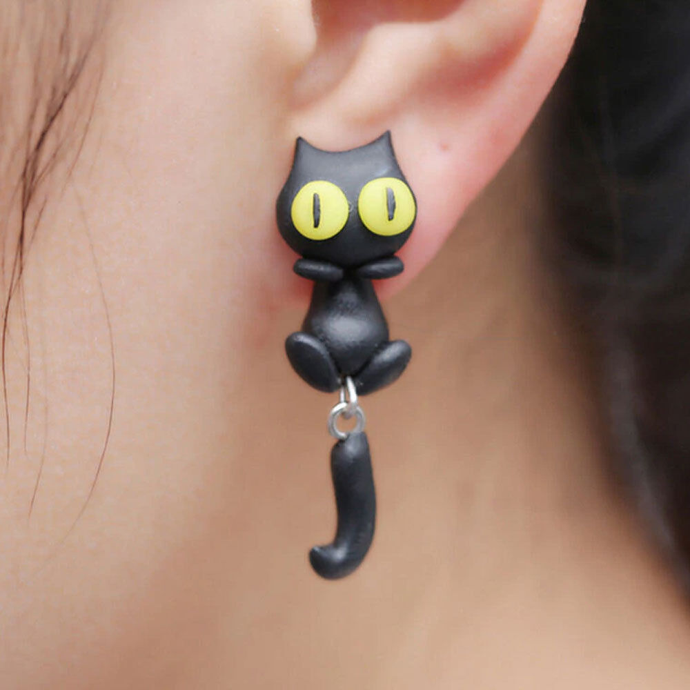 Серьги котики