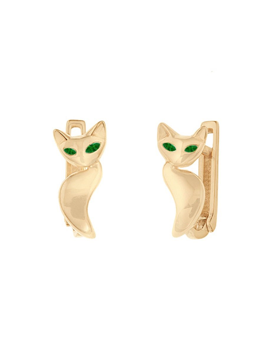 Серьги кошечки для девочки