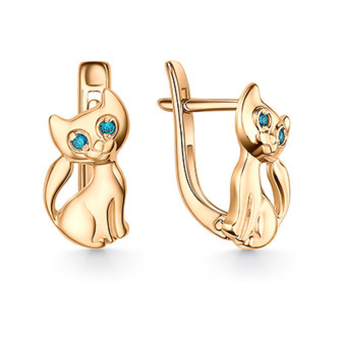 Сережки с котятами
