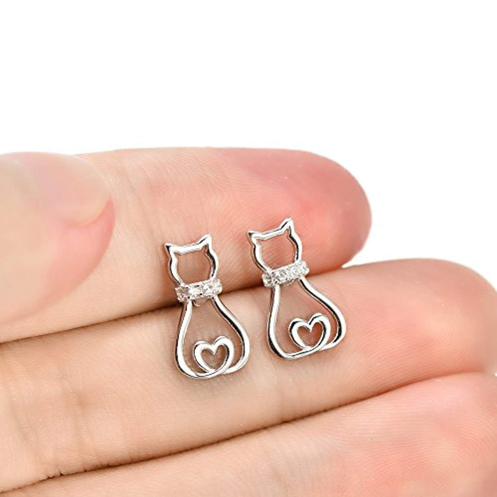 Серебряные серьги для подростков