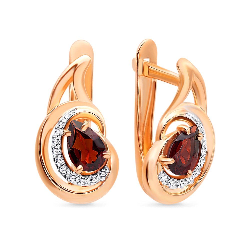 585 Gold серьги золотые