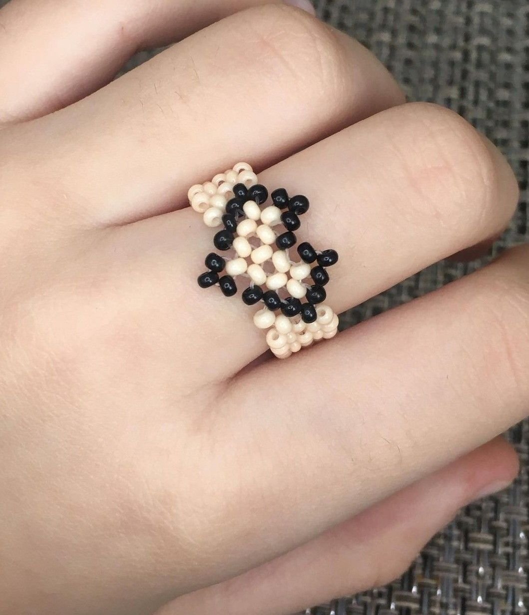 Кольца из бисера