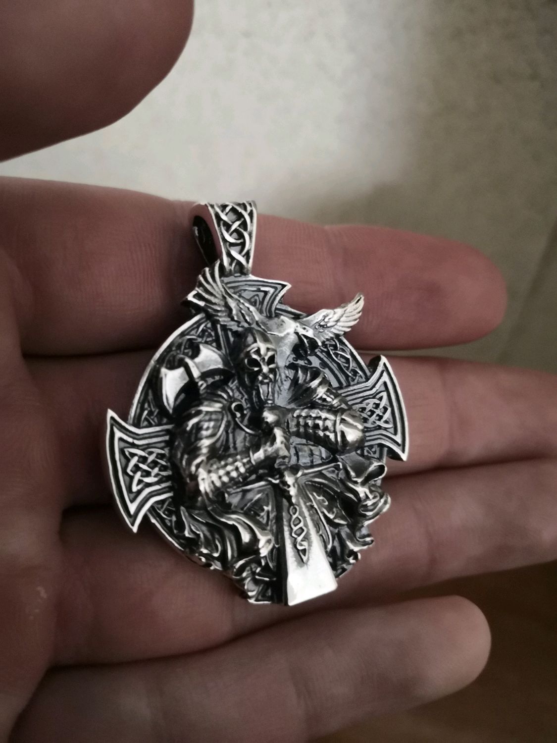 Подвеска серебряная мужская