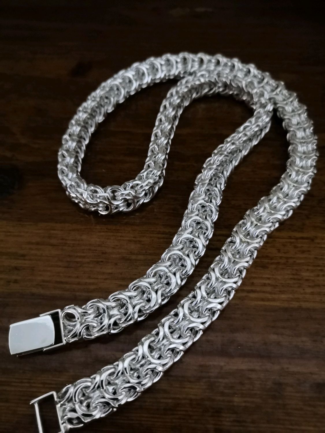 Серебряная цепочка Багратион