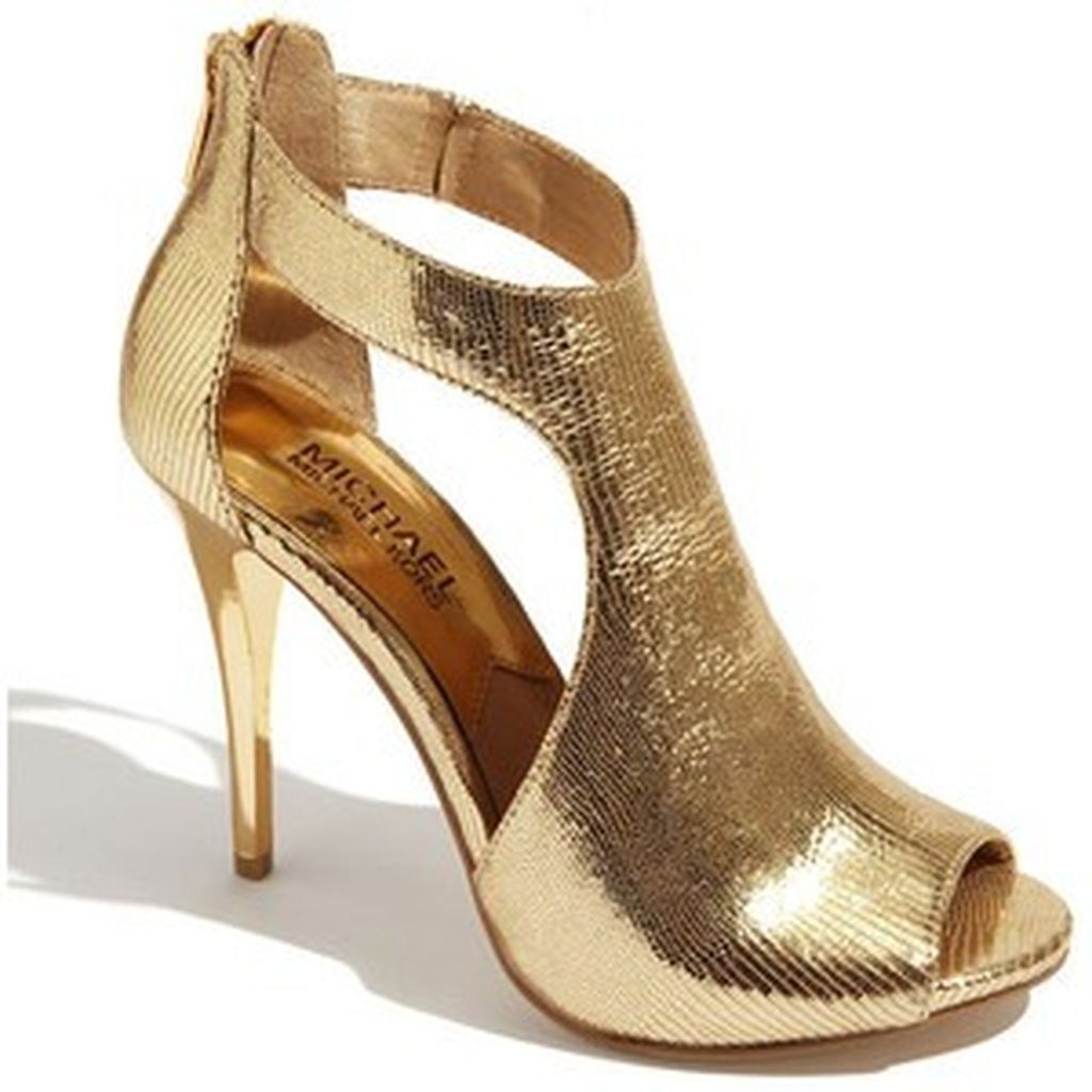 Золотые туфли Michael Kors