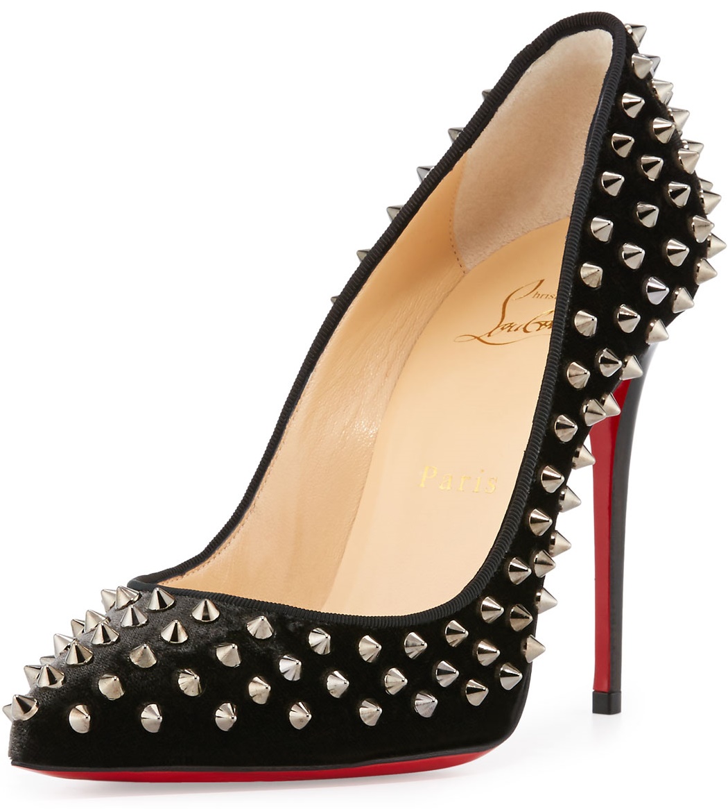 Полусапоги Christian louboutin с шипами