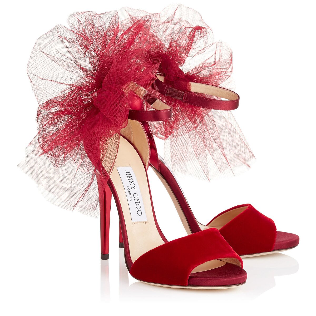 Красные туфли Jimmy Choo