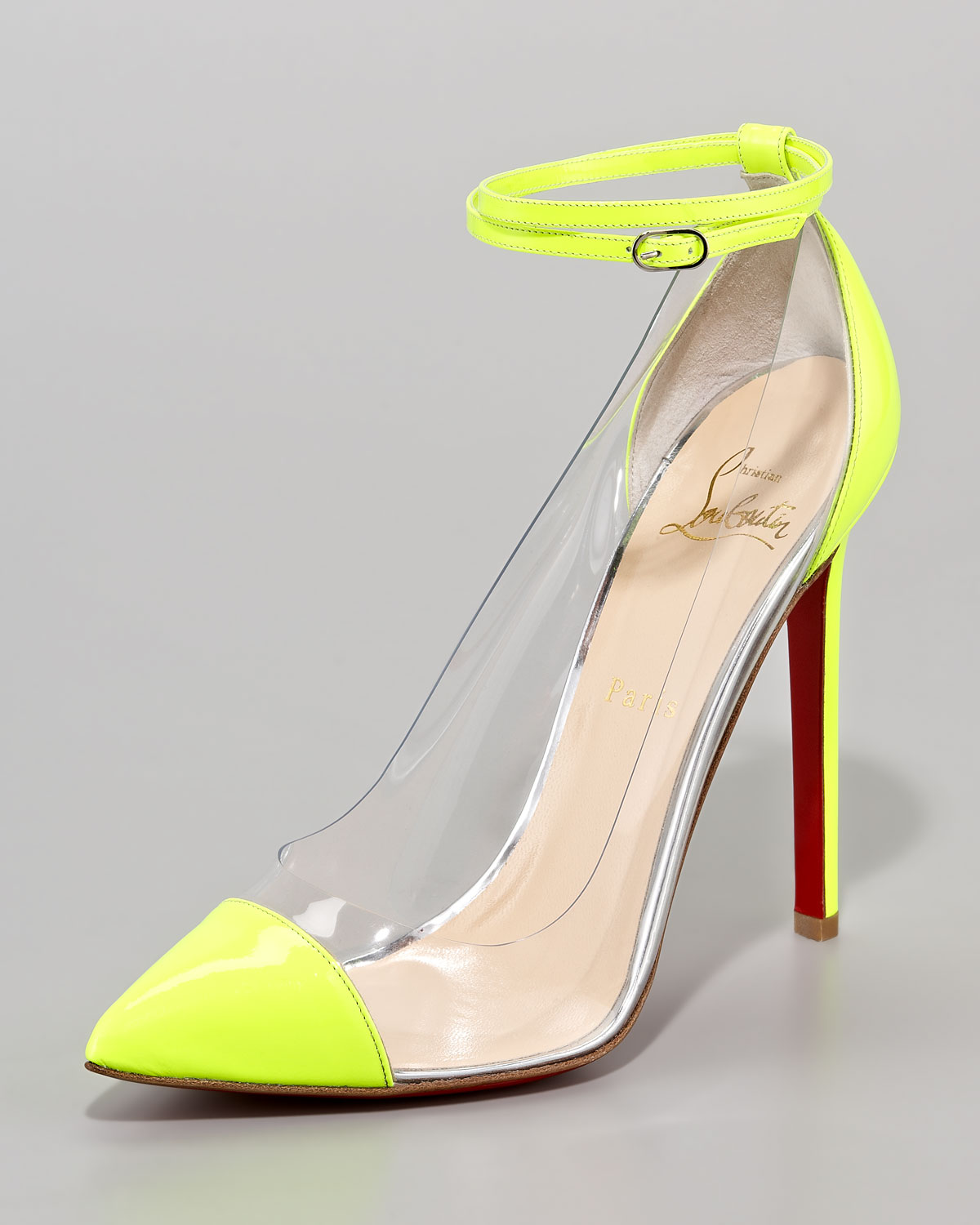 Прозрачные туфли Christian louboutin